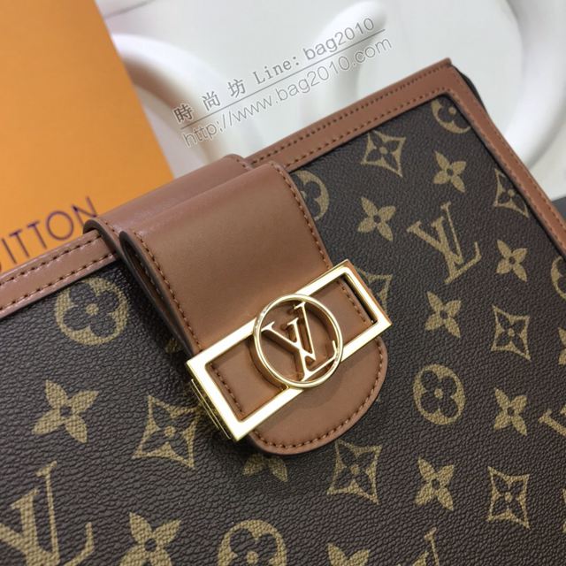 LV包 lv新款手包 M69184 PochetteDauphine手袋 LV老花手拿包  ydh3417
